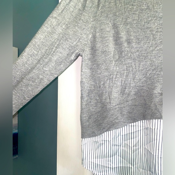 ZARA Knit Combination Long-Sleeved Blouse. Size MED. Great condition!! - Picture 6 of 9